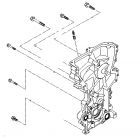 Sportage QL - Cover-Timing Chain & Oil Pump [213502E350]