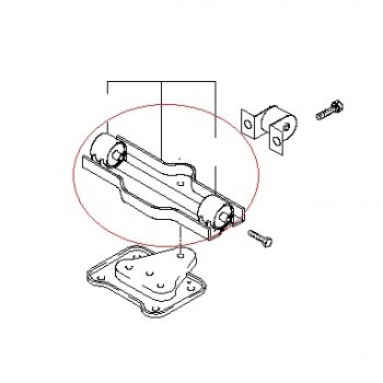 Hyundai Porter2 - Bracket Assy-Transmission Mounting [21830-4F000] by K-Spare.com