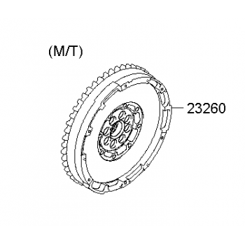 Hyundai Santa Fe - Flywheel-Dual Mass [23200-2F110] by K-Spare.com