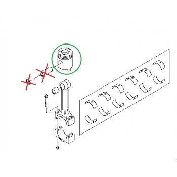 Hyundai / Kia - Piston [2341183801] by K-Spare.com