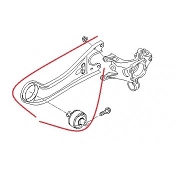 Hyundai i40 - Arm Assy-RR Trailing Arm,RH [55280-3Z000] by K-Spare.com