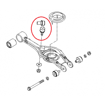 Hyundai / Kia - Link Assy-Rear Stabilizer, RH [55540-3R000] by K-Spare.com