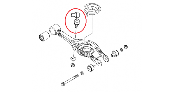 Hyundai / Kia - Link-Rear Stabilizer, RH [555403R000]