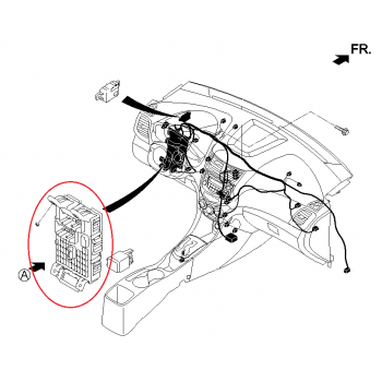 Hyundai Accent - Used Junction Box Assy-I/Panel [91950-1R521] by K-Spare.com