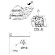 KIA - LAMP ASSY-REAR COMBINATION,RH [92402C5100]