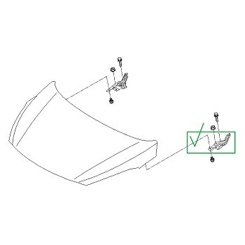 Hyundai i40 - Hinge Assy-Hood LH [79120-3Z000] by K-Spare.com