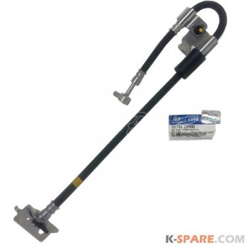 Hyundai - Hose-Brake Front,RH [58732-3X000] by K-Spare.com
