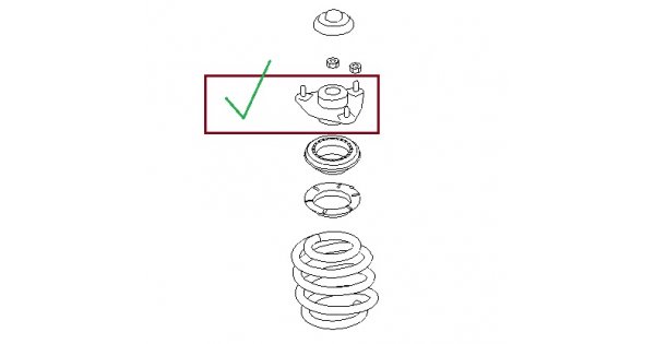 Hyundai / Kia - Insulator Strut [546102S000]