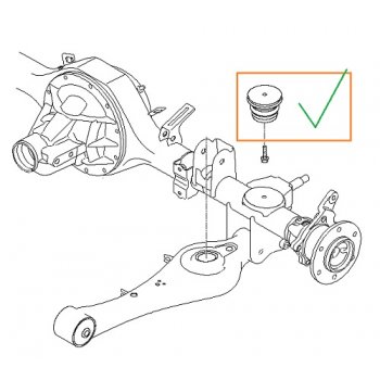 Grand Starex / H1 - Stopper-Bumper [55260-4H800] by K-Spare.com