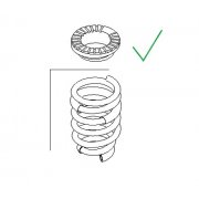 Grand Starex / H1 - Pad-Rear Suspension Spring, Upper [553214H000]