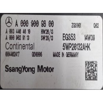 SsangYong Korando Sports - Used Unit-T/M Control [00090-09800] by K-Spare.com
