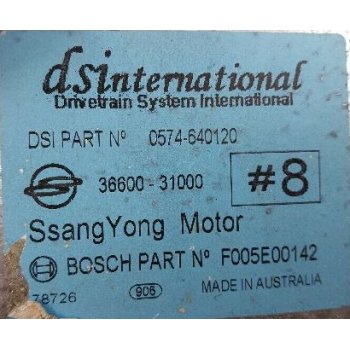 SsangYong Actyon Sports - Used T/M Control Unit [36600-31000] #8 by K-Spare.com