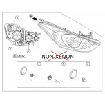 Hyundai i30 GD - USED LAMP ASSY-HEAD,RH [92102-A5000]