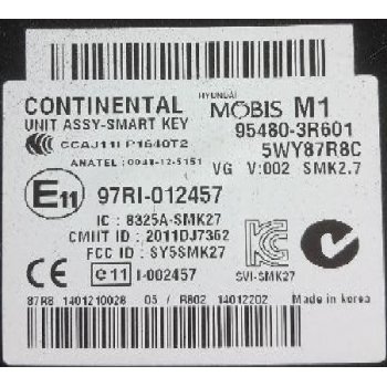 Kia New K7 - Used Module Assy-Smart Key [95480-3R601] by K-Spare.com