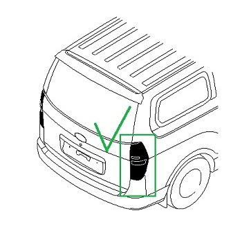 Hyundai Grand Starex / H1 - Lamp Assy-Rear, RH [92402-4H000] by K-Spare.com