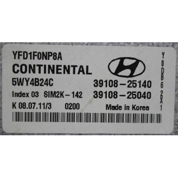Hyundai Sonata YF - Used ECU [39108-25040] by K-Spare.com