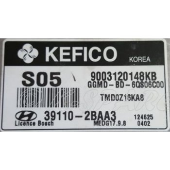 Hyundai Avante MD - Used ECU [39110-2BAA3] by K-Spare.com