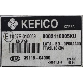 Kia New Morning - Used PTCU [39116-04000] by K-Spare.com