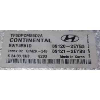 Hyundai  Sonata YF- Used ECU [39121-2EYB3] by K-Spare.com