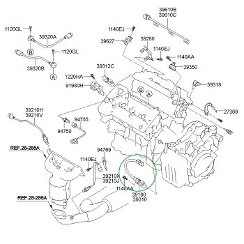 Hyundai / Kia - Sensor-Camshaft Position [39318-3C100] by K-Spare.com