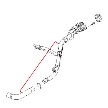 Hyundai Grand Starex / H1 - Complete-Fuel Filler Neck [310304H930] by K-Spare.com