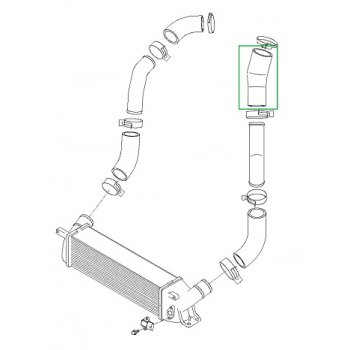 Hyundai Grand Starex / H1 - Hose-Intercooler Outlet B [28172-4A480] by K-Spare.com