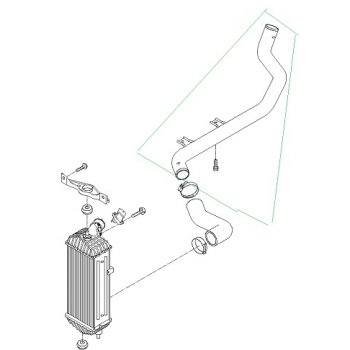 Hyundai / Kia - Pipe-Intercooler Inlet [282512A700] by K-Spare.com