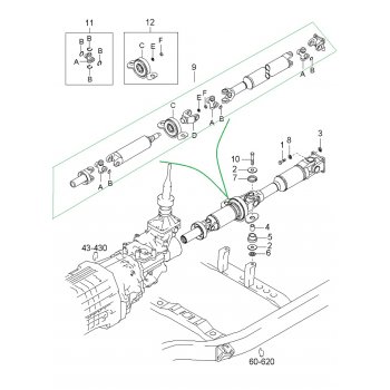 Kia Sorento - Propeller Shaft [49100-3E702] by K-Spare.com
