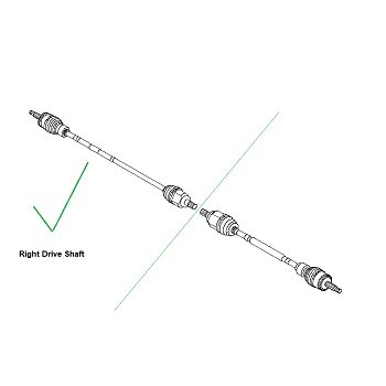 Hyundai Tucson ix - Shaft Assy-Drive, RH [495012S001] by K-Spare.com