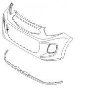 New Morning - Cover-Front Bumper [865111Y500]