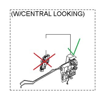 Kia Bongo3 - Latch & Actuator Front Door O/R,LH [81310-4E020] by www.K-Spare.com!