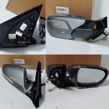 Hyundai i40 - Mirror Assy-O/S RR View, RH [87620-3Z000T6S] by K-Spare.com