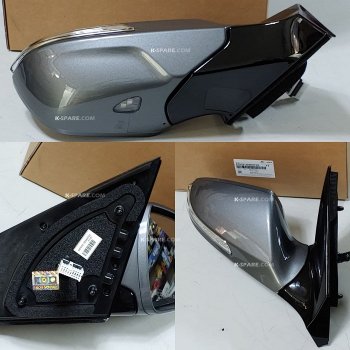 Hyundai i40 - Mirror Assy-O/S RR View, RH [87620-3Z000T6S] by K-Spare.com